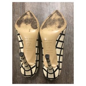 kate spade Shoes - Kate Spade Striped Patterned Heels kate spade Shoes - Kate Spade Striped Patterned Heels